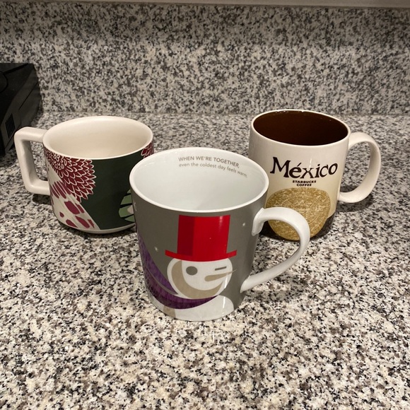 Bundle of Brand New Starbucks mugs